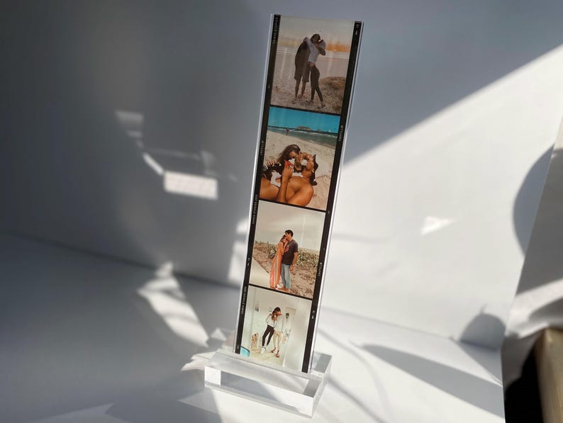 Personalized Film Photo Gift Acrylic Stand Custom Couple Photos Bestfriend Family Memory Anniversary Gifts for Her Meaningful Photo Keepsake
