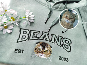 Custom Cat Hoodie Embroidered Cat Name, Personalized Pet Face Sweatshirt from Your Photo, Varsity Sweatshirt, Gifts for Cat Lovers il_794xN.6071105485_iu57.jpg