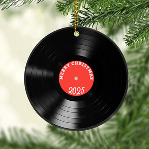 Personalized Vinyl Record Christmas Ornament: Custom Song Gift Christmas Gift Ornament Song Name Ornament