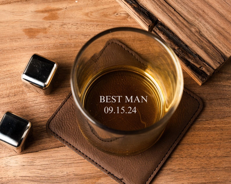 Groomsmen Whiskey Glasses, Groomsmen Gift Idea, Engraved Old Fashion, Personalized Groomsmen, Best Man Gift, Groomsmen Proposal Gifts