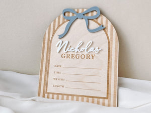 Birth Stat Sign Birth Announcement Sign for Hospital Birth Stat Announcement Name Announcement Sign Girl Hospital Name Sign Baby Girl Birth