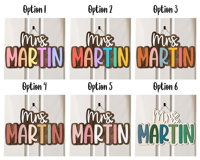 Custom 3D Teacher Door Sign, Personalised Name with Pencil Teacher Sign, Classroom Decor, Teacher Door Hanger, Teacher Back to School Sign