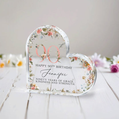 Personalized 80th Birthday Gift Plaque, Happy 80th Birthday Gift for Grandma, 70th Birthday Gift for Nan, 90th Birthday Gifts for Mother
