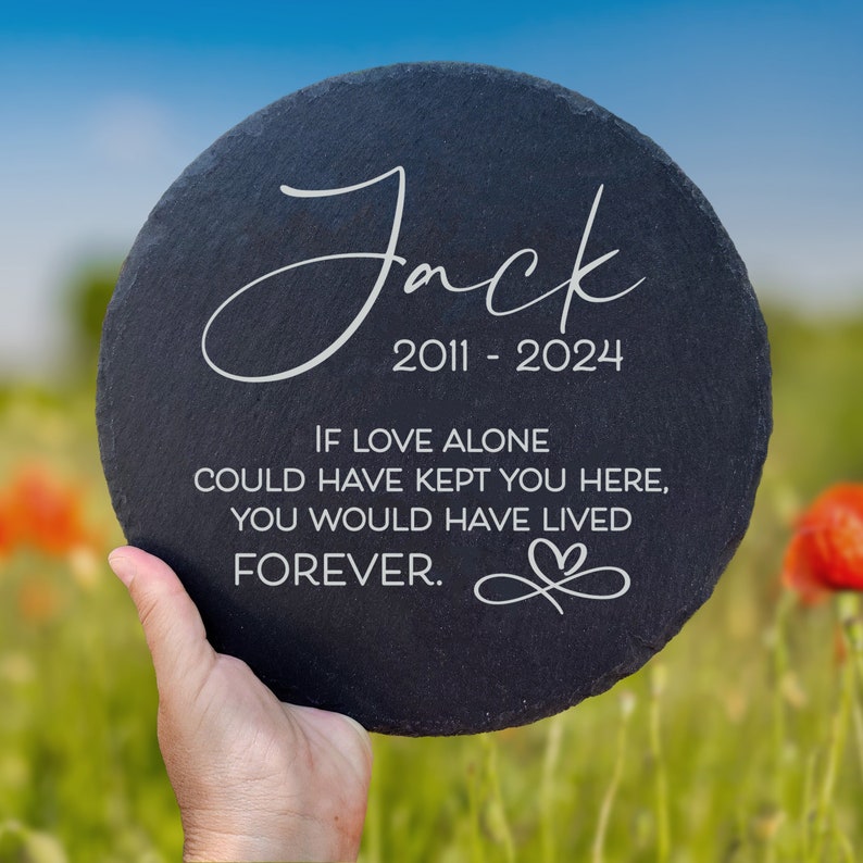 Dog Loss Gift, Dog Memorial Garden Stone, Pet Memorial Gift, In Memory, Bereavement Gift, Dog Pet Loss, Dog Headstone, Cat Memorial