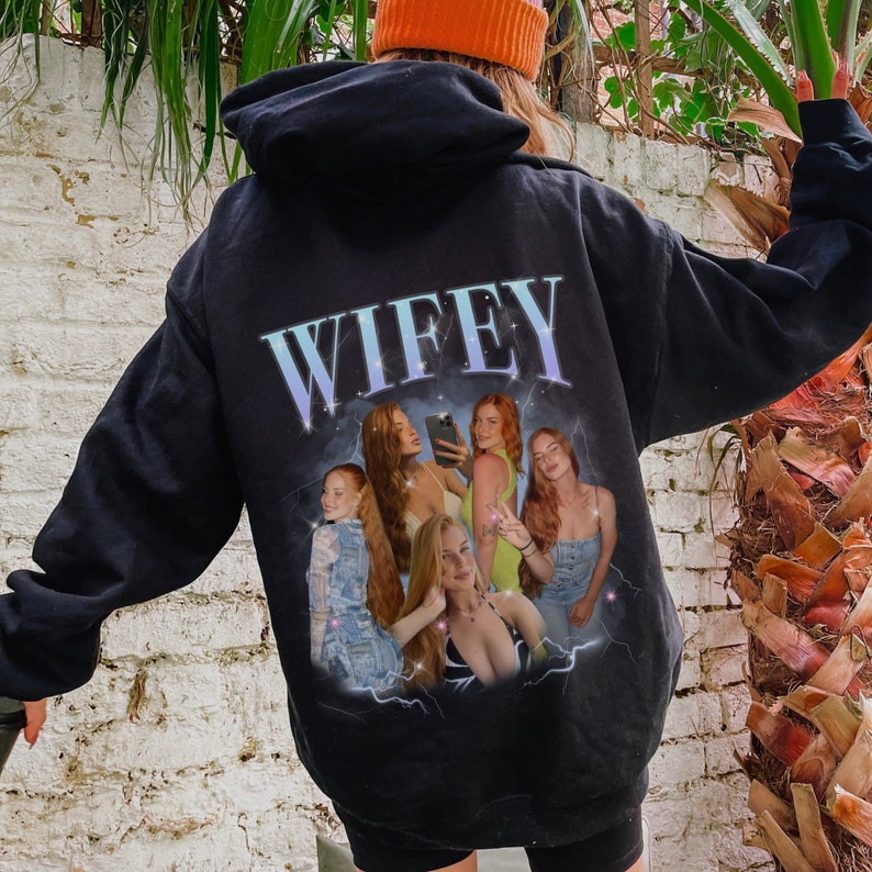 CUSTOM Bootleg Rap Hoodie, Custom Boyfriend Girlfriend T-Shirt, Custom Your Own Bootleg Shirts, Custom Photo, Vintage 90s Graphic Sweater