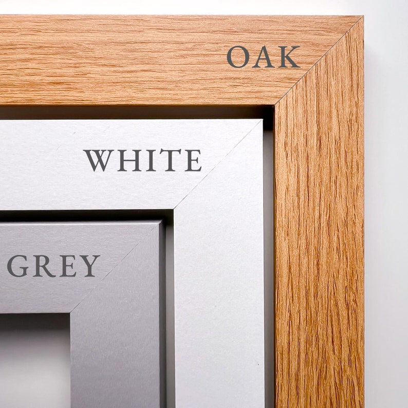 Personalised Baby Photo Frame | Newborn New Baby Christmas Gifts | Custom Engraved Birth Info Picture Frame, Baby Announcement Keepsake Gift