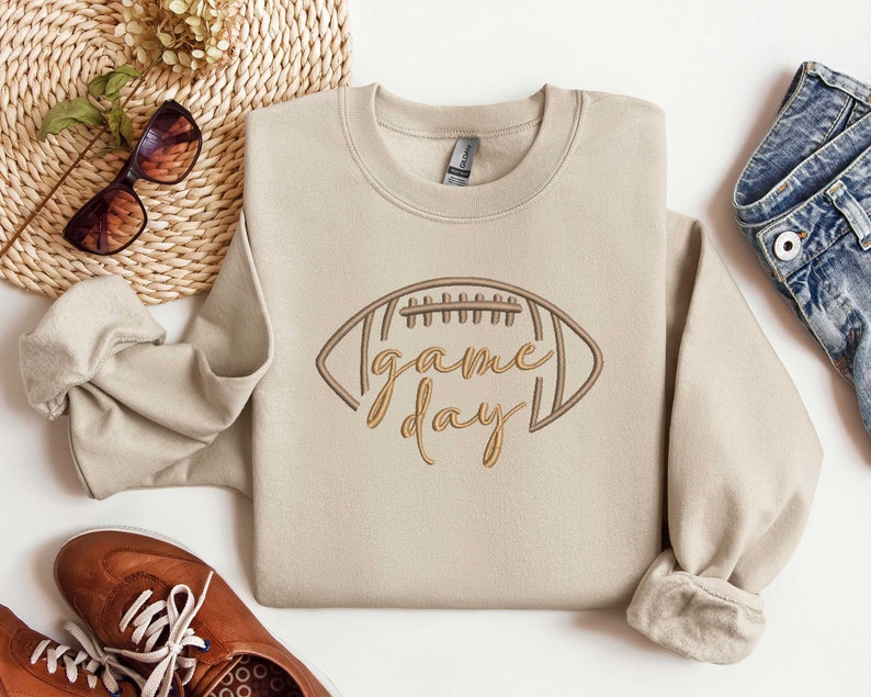 Embroidered Game Day Shirt, Tis The Season Shirt, Embroidered Fall Shirt, Touchdown Football Shirt Sweatshirt, Embroidered Thanksgiving Tee il_794xN.6084207252_fv4k.jpg
