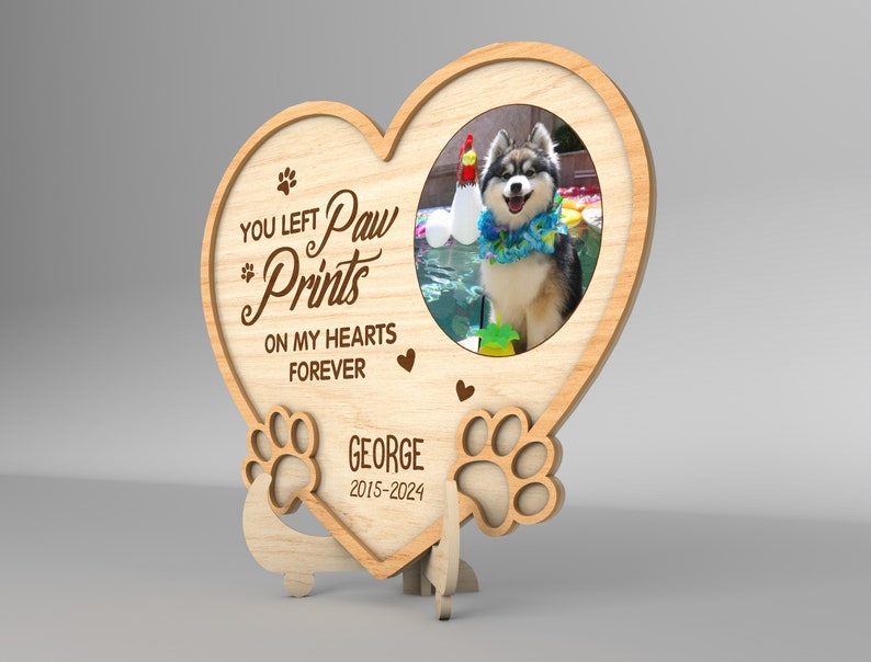 Personalized Custom Pet Loss Wooden Sign, Dog Memorial Sign, Loss Of Dog, Pet Memorial Gifts