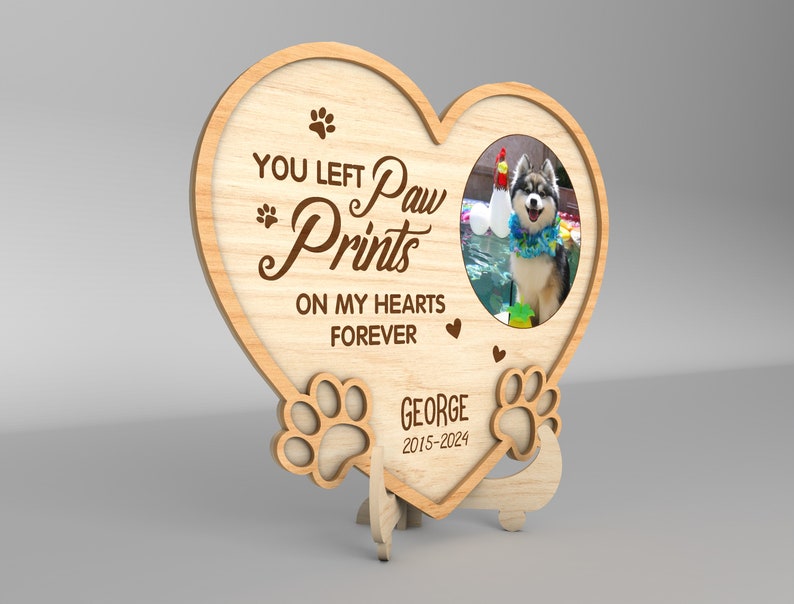 Personalized Custom Pet Loss Wooden Sign, Dog Memorial Sign, Loss Of Dog, Pet Memorial Gifts
