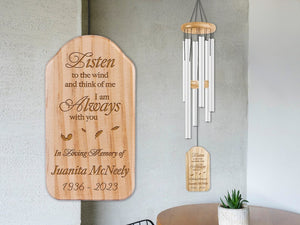 Memorial Wind Chimes Personalized, Windchimes Personalized in Memory, Sympathy Gifts for Loss of a Loved One, In Loving Memory, Bereavement