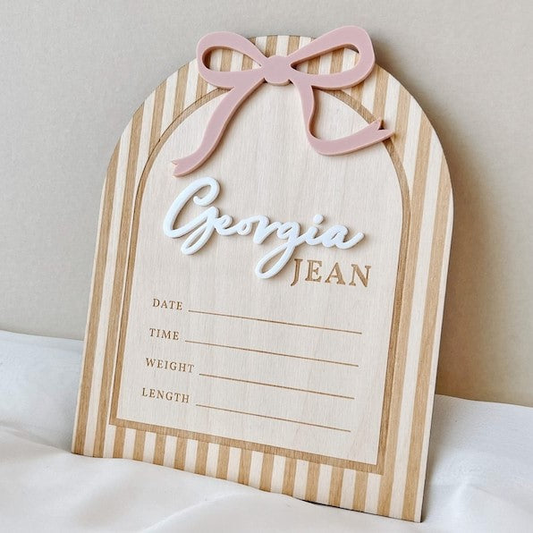 Birth Stat Sign Birth Announcement Sign for Hospital Birth Stat Announcement Name Announcement Sign Girl Hospital Name Sign Baby Girl Birth