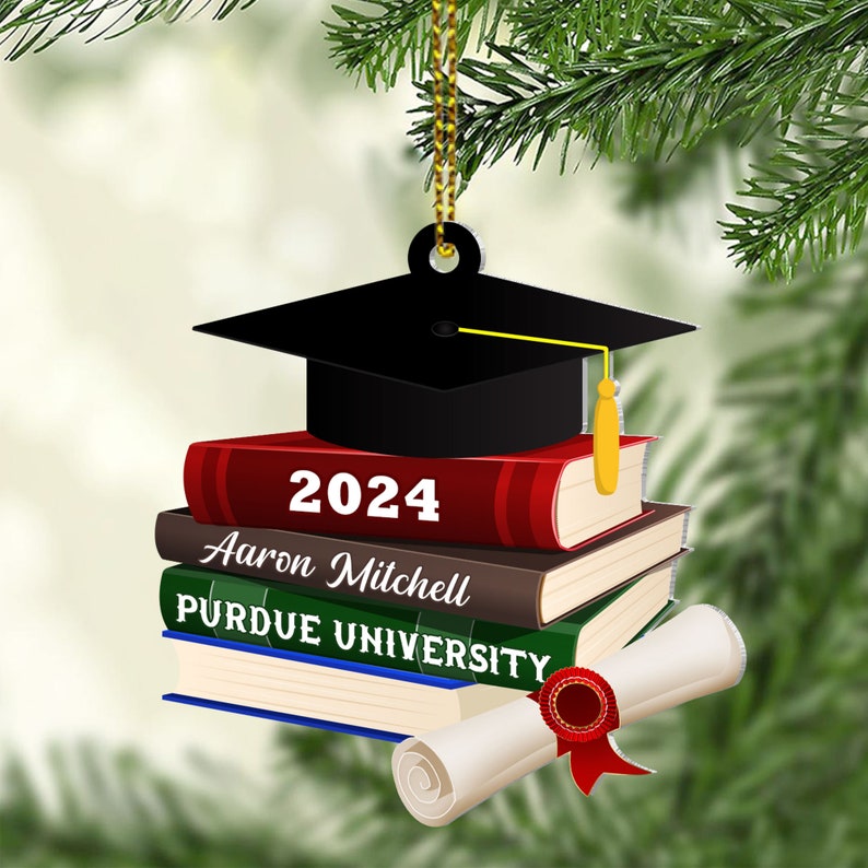 Personalized Graduation Ornament 2025, High School Graduation Gift, College Graduation Gifts,New Graduate Gift, Graduation Gifts For Her,Him
