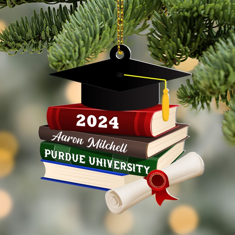 Personalized Graduation Ornament 2025, High School Graduation Gift, College Graduation Gifts,New Graduate Gift, Graduation Gifts For Her,Him
