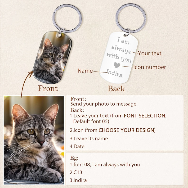 Custom Cat Keychain, Dog Keychain, Personalized Pet Photo Keychain, Pet Keychain, Pet Loss Gift, Dog Mom Gift, Gift Pet Lover Tag il_794xN.6102449419_j79y.jpg