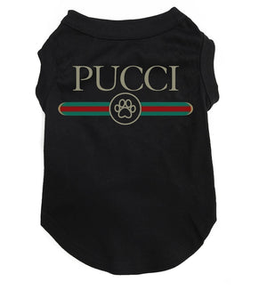 Designer Dog Hoodie or Shirt Pucci Fun trendy Cozy Pet Sweater or T Shirt for large and small dogs new puppy Gift - dog mom gift