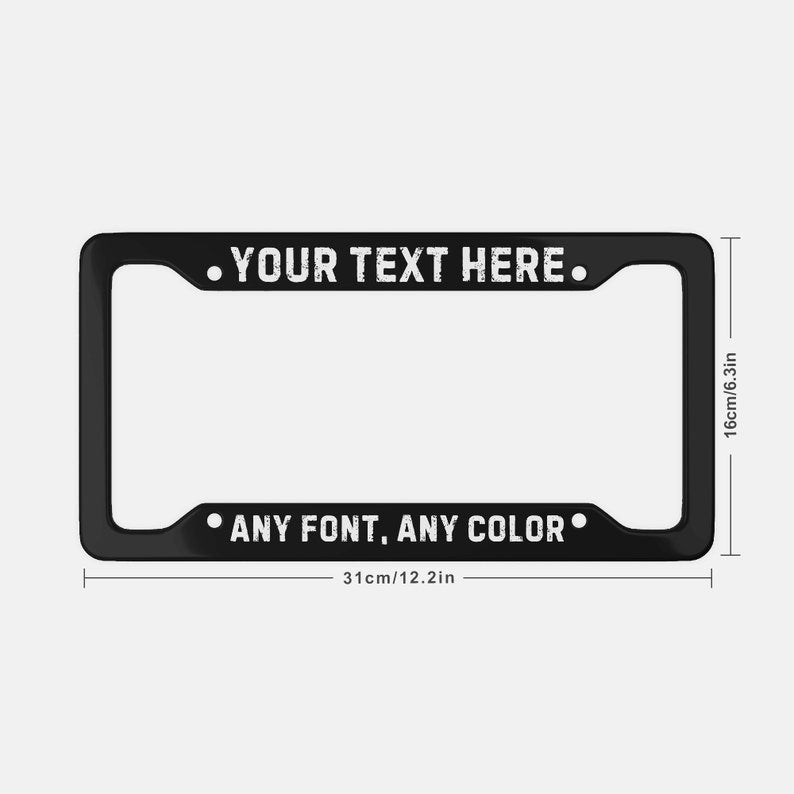Custom License Plate Frame, Custom Name, Custom Plate, Frame, car frame, custom frame, Gift For Dad, Gift For Her, Gift For Him