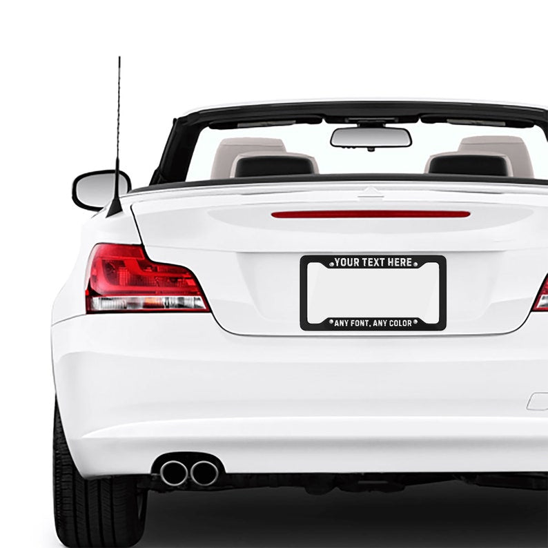 Custom License Plate Frame, Custom Name, Custom Plate, Frame, car frame, custom frame, Gift For Dad, Gift For Her, Gift For Him