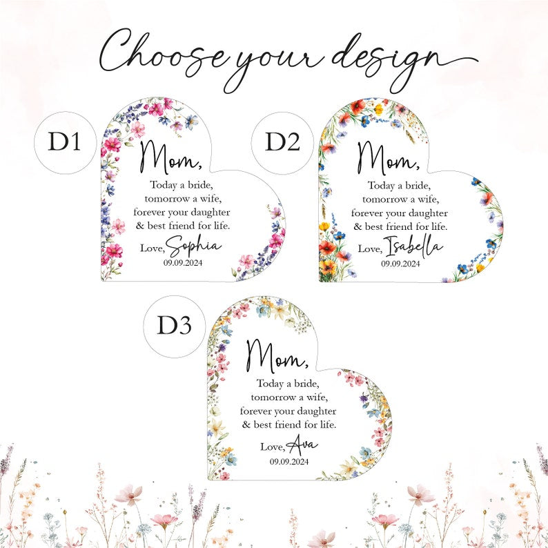 Personalized Mother of the Bride Gift, Mother of the Bride Gift, Wedding Gift for Mother of the Bride, Wedding Keepsake Gift from Bride