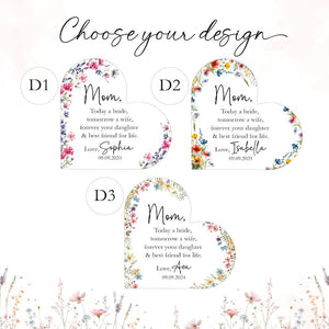 Personalized Mother of the Bride Gift, Mother of the Bride Gift, Wedding Gift for Mother of the Bride, Wedding Keepsake Gift from Bride