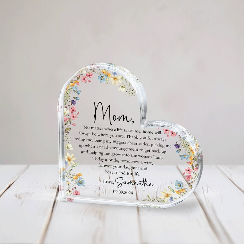 Personalized Mother of the Bride Gift, Mother of the Bride Gift, Wedding Gift for Mother of the Bride, Wedding Keepsake Gift from Bride