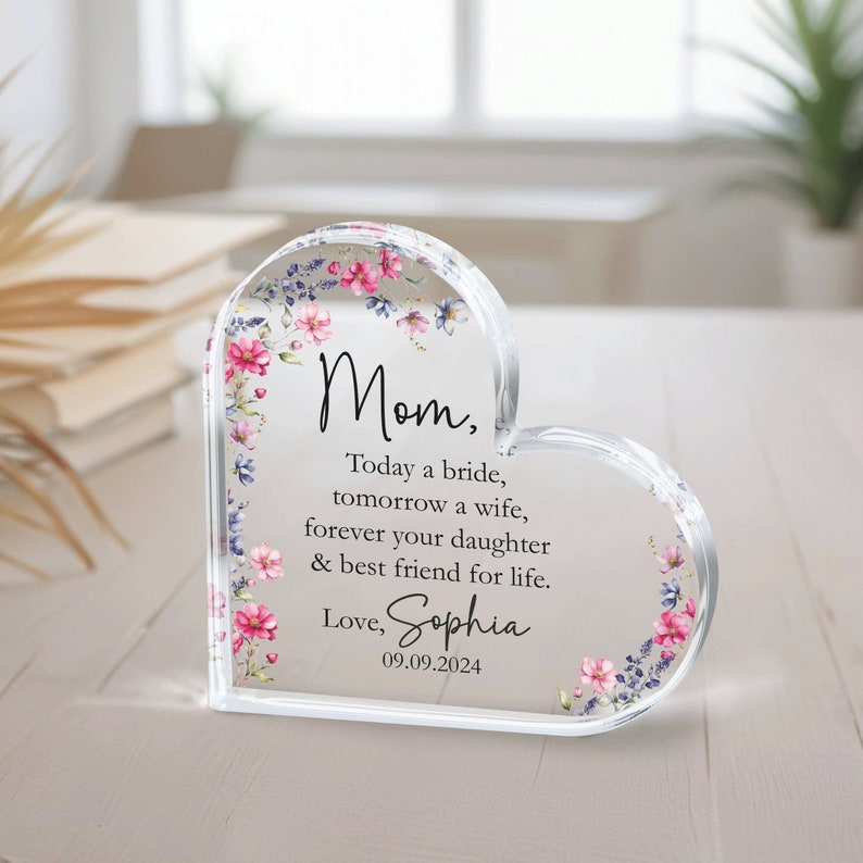 Personalized Mother of the Bride Gift, Mother of the Bride Gift, Wedding Gift for Mother of the Bride, Wedding Keepsake Gift from Bride