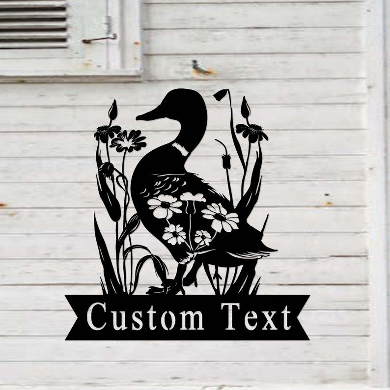 Custom Duck Coop Sign,Metal Duck Quack House Sign,Personalized Duck Farm Sign Decor,Quack Shack Sign,Cabin Farmhouse Decor,Duck Hutch Sign