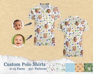 Custom Face Polo Shirt for Golfer Face on shirt gifts for husband Personalized Short Sleeve Golf Shirt Custom Polo for Golfer, Gifts for Mom il_794xN.6107027311_3r7c.jpg