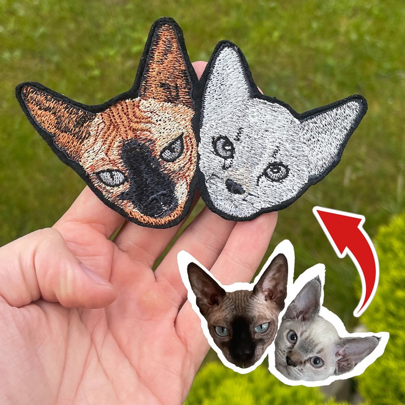 Dog Portrait Patch, Pet Iron On Patch, Embroidered Pet Patch, Pet Embroidery Patch, Custom Dog Iron On Patch, Embroidered Dog Portrait