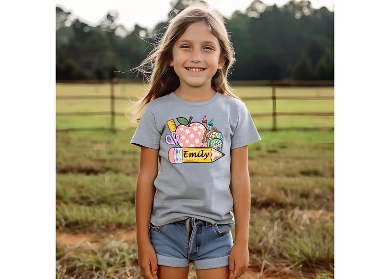 Personalized Back To School Shirt,First Day If School Shirt,Custom Back To School Shirt,Back to school gift,Personalized Kindergarten Shirt