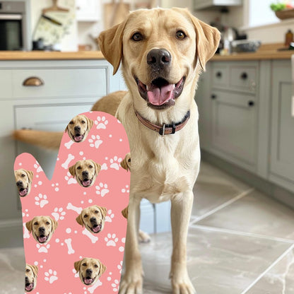 Personalized Dog Mitt, Custom Oven Mitts For Your Cute Dog, Dog Gift, Cat Gift, Gift For Dog Lovers, Christmas Gift