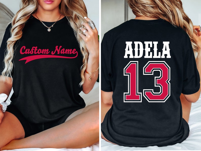 Custom Team Name Jersey T Shirt, Custom Sports Team Name Baseball Shirt, Matching Family Baseball, Personalized Name Shirt, Sports Team Name