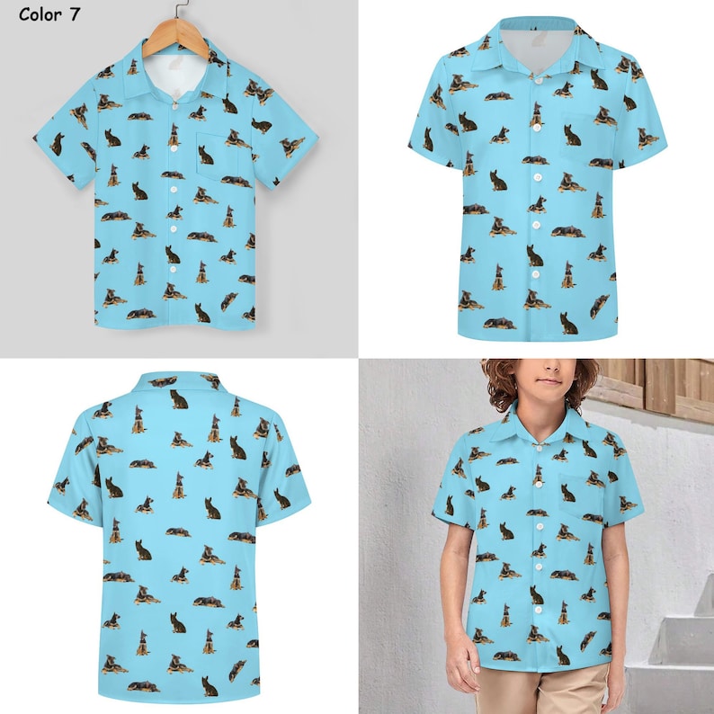 Custom Photo Hawaiian Shirt,Personalized Button Downs Shirt with Photo,Dogs Cats Face Shirts,Bachelor Party Gift,Pets lovers Gifts,unisex