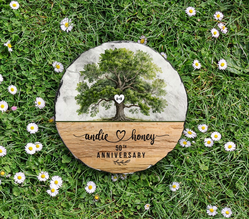 Personalized Anniversary Gift | Personalized Garden Stone | Personalized Gift | Anniversary Gift | 50th Anniversary | 20th Anniversary Gifts