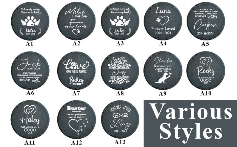 Dog Loss Gift, Dog Memorial Garden Stone, Pet Memorial Gift, In Memory, Bereavement Gift, Dog Pet Loss, Dog Headstone, Cat Memorial