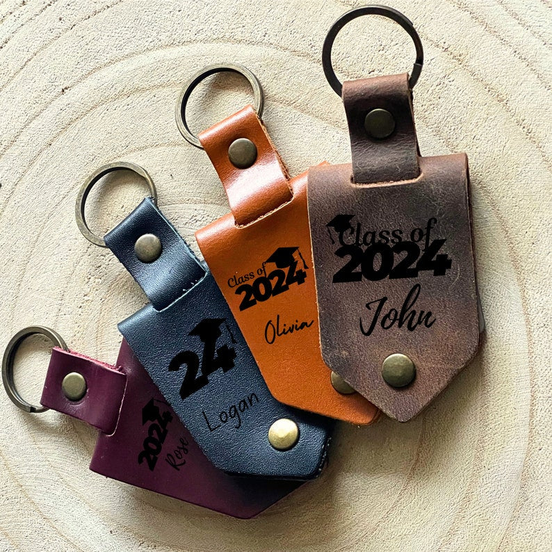 Graduation Gift for Her, Graduation Gift for Him, Bulk Graduation Gift for 2025, Personalized Graduation Keychain, Class of 2025 Keychains