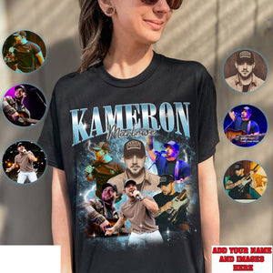 Custom Bootleg Girlfriend Boyfriend Shirt, TShirt with Girlfriend Face On It for Boyfriend Birthday Gift, Wife Shirt with Picture,I Love My Girlfriend