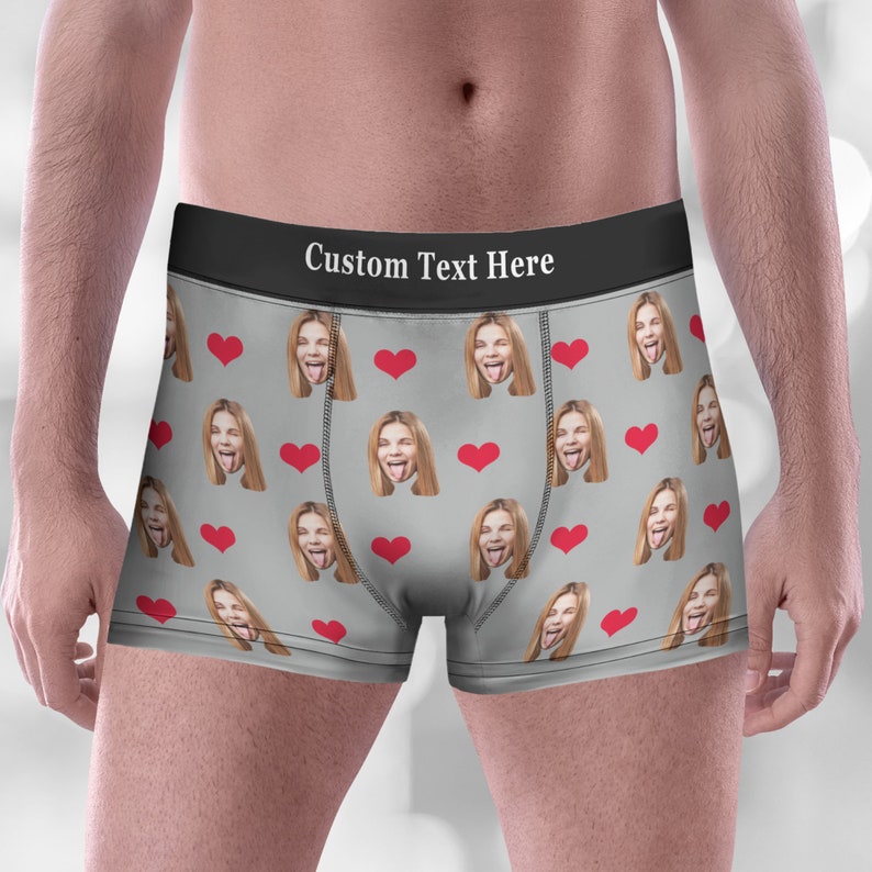 Personalized Boxers with Face,Custom Face Underwear,Photo Boxers,Underwear with Face,Face Boxers,Custom Groom Boxers,Boxer Shorts with Photo