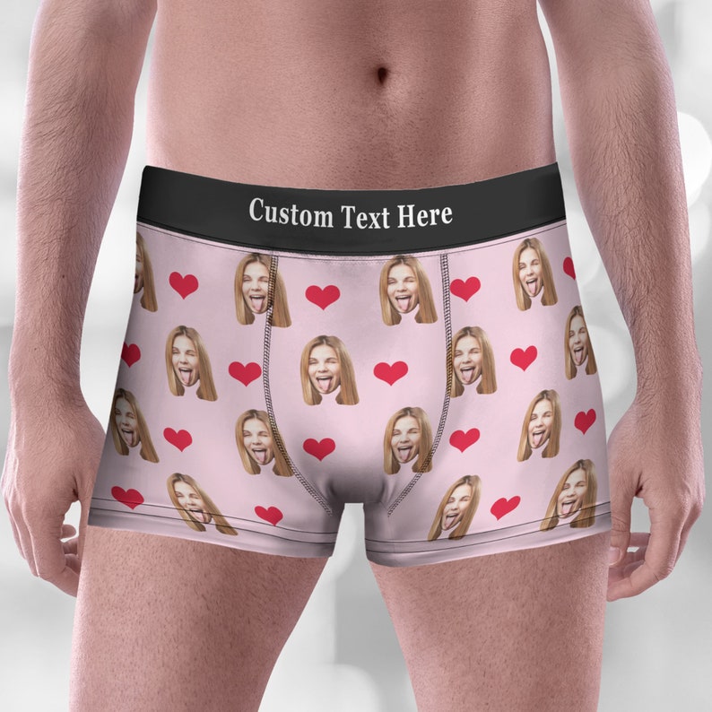 Personalized Boxers with Face,Custom Face Underwear,Photo Boxers,Underwear with Face,Face Boxers,Custom Groom Boxers,Boxer Shorts with Photo