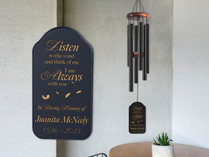 Memorial Wind Chimes Personalized, Windchimes Personalized in Memory, Sympathy Gifts for Loss of a Loved One, In Loving Memory, Bereavement