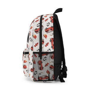 Personalized Backpack fire truck, Back to school boys bag Kids toddler Backpack, Gifts for kids Girls and Boys Backpack, custom Daycare bag