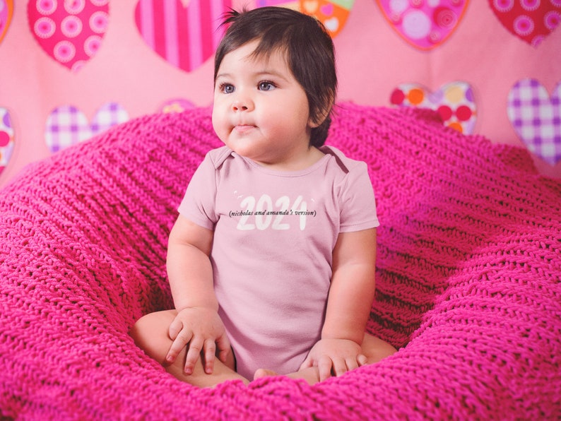 Year Custom Baby Bodysuit | Custom Baby Announcement Bodysuit | Taylor Fan Pregnancy Announcement | Pregnancy Announcement Taylor Bodysuit