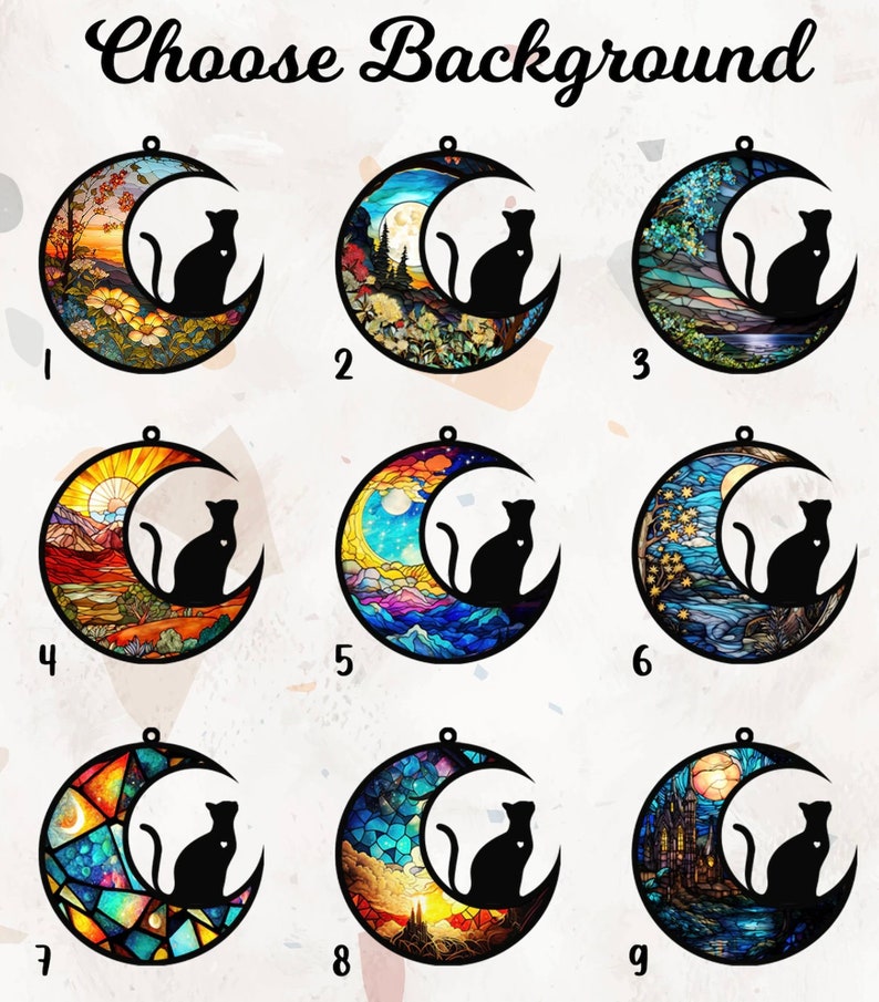 Personalized Cat Memorial Suncatcher, Gift For Cat Lovers, Cat Loss Gift, Loss of Pet Sympathy Gift, Handcrafted Suncatchers