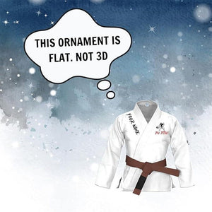 Personalized Jiu Jitsu Ornament,Men Women Team Jiu Jitsu,Brazilian Jiu Jitsu Ornaments Xmas, BJJ Acrylic Ornament Gifts for Jiu Jitsu Lover