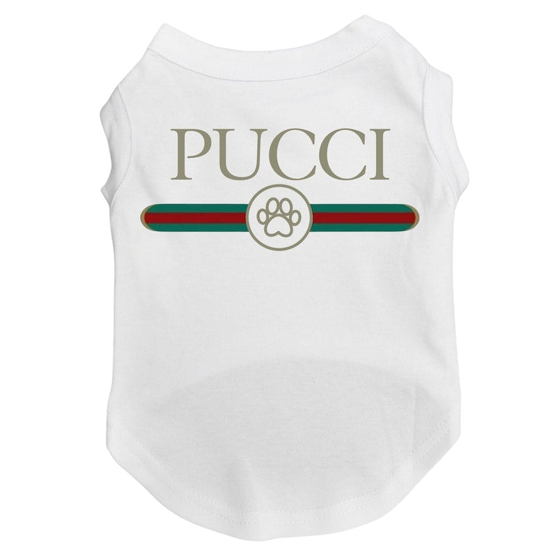 Designer Dog Hoodie or Shirt Pucci Fun trendy Cozy Pet Sweater or T Shirt for large and small dogs new puppy Gift - dog mom gift