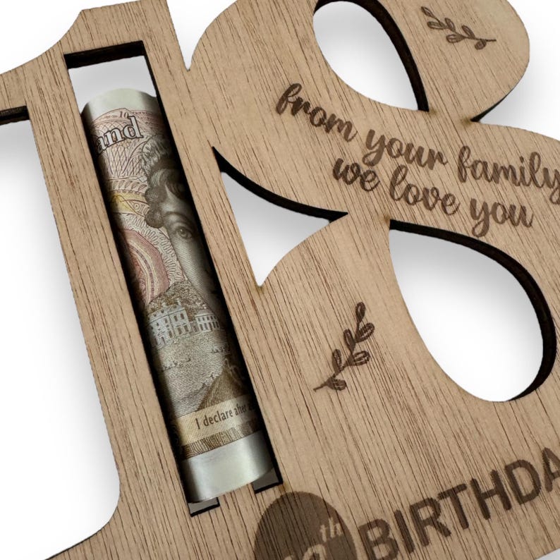 18th Birthday Gifts Girls Money Holder Wallet Milestone Special Age 16th 21st