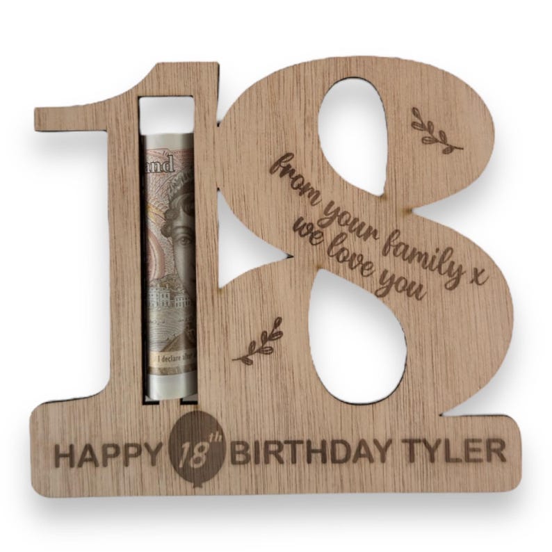 18th Birthday Gifts Girls Money Holder Wallet Milestone Special Age 16th 21st