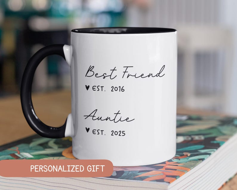 Best Friend to Auntie Pregnancy Announcement, Promoted to Aunt Gift, Best Friend Pregnancy Announcement, New Aunt Gift, Custom New Auntie