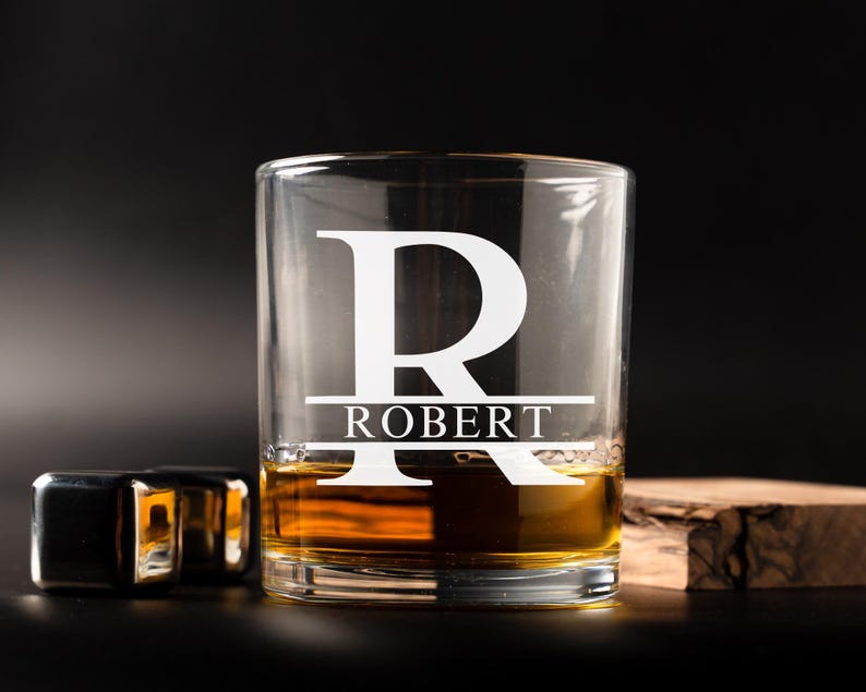 Personalized Whiskey Glass Custom Whiskey Glasses for Boyfriend Gift for Him Anniversary Gift Birthday Gift Christmas Gift for Husband, Men
