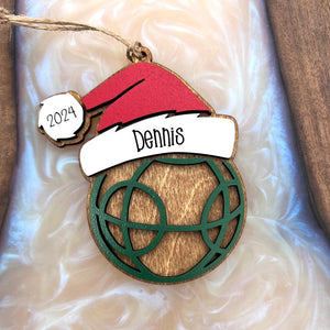 Personalized Sports Ornament| Baseball | Volleyball | Basketball | Coach Gift | Pickleball | Dodgeball | Golf | Soccer | Softball