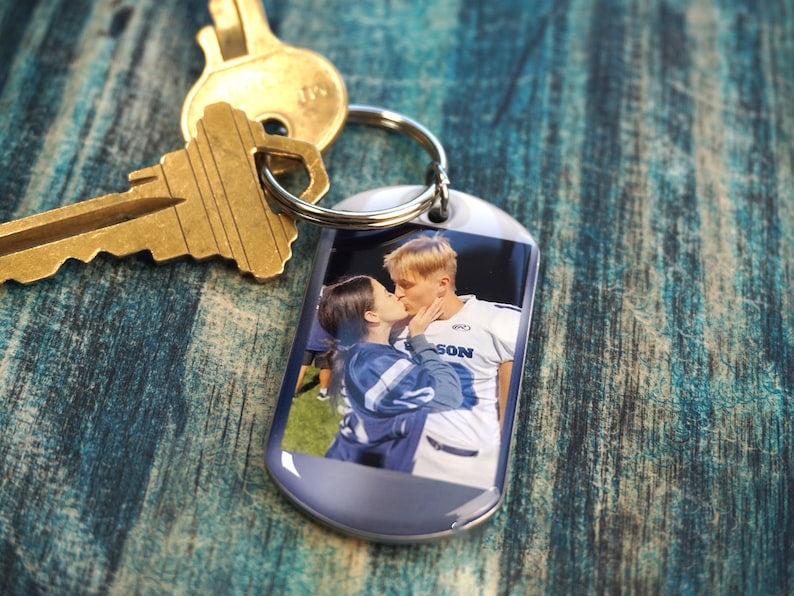 Boyfriend Keychains, Gift For Boyfriend, Anniversary Gift, Key Chain, Gift For Him, Photo, Photo gift, Personalized, Custom, picture